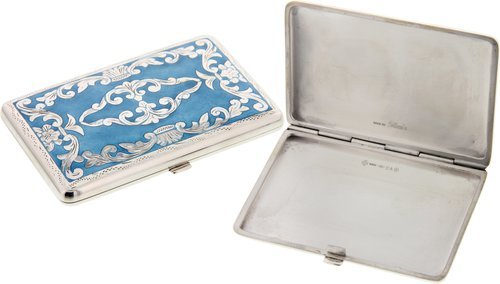 Zigarrenzubehör der Serie Sillems Epoque Antique Zigarilloetui