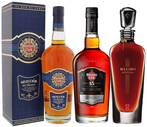Spirituosen der Serie Havana Club Rum