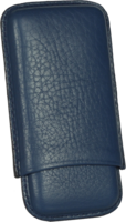Zigarrenzubehör Etui  Martin Wess 4-5er blau (505) (13753)