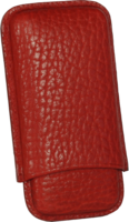 Zigarrenzubehör Etui  Martin Wess 4-5er rot (505) (14803)