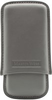 Martin Wess Cigarillo leather etui collection 5er Grey