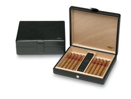 Zigarrenzubehör Humidor  Zino Grosses Modell SCHWARZ (3521)