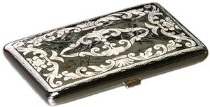 Zigarrenzubehör Etui  Sillems 6er Epoque Antique Schwarz (1943S)