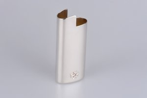 Sillems BiC Feuerzeughülle Silverplated Mini BIC without bottom (3136)