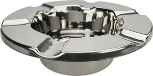 Stinky Ashtray One Piece (6 Holds) Stainless (CA-ST-OP-SS)
