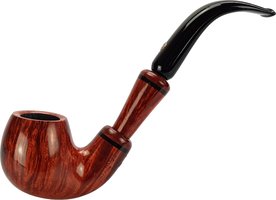 Pfeifen Freehand Pfeifen  Mastro de Paja (MDP#10) braun und orange Egg (interne Nr. 10270)