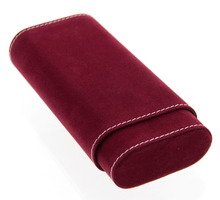 Zigarrenzubehör Etui  Classic Rot für 3 Zigarren
