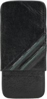 Zigarrenzubehör Etui  Classic 4er Leder schwarz (444290)