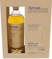 Spirituosen Whisky  The Arran Malt 10 Years Aged (0,7 l / 46 % Vol.)  mit 2 Gläsern