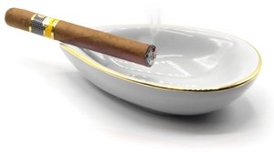 Adorini Ashtray Leaf weiss (11044 - 14406)