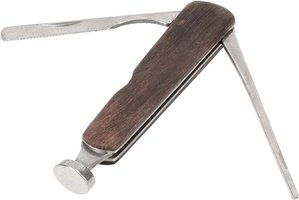 Pfeifenzubehör Pfeifenstopfer  Classic BigSmoke Chrom Holz 3 tlg. (11136)