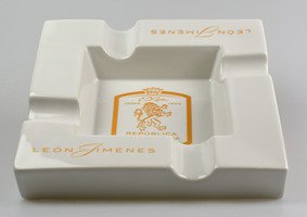 Zigarrenzubehör Aschenbecher  Leon Jimenes weiß (8591)