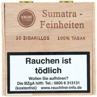 Kruse Feinheiten Zigarillos 100% Tabak Sumatra 20er Kiste