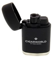 Zigarrenzubehör Feuerzeug  CIGARWORLD Schwarz (1-flammig)
