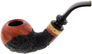 Poul Winslow Freehand Category E teilrustiziert gelber Zwischenring