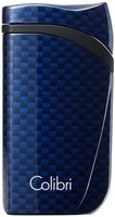 Zigarrenzubehör Feuerzeug  Colibri carbondesign blau (295288)