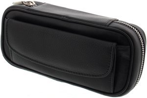 Pfeifenzubehör Pfeifentaschen  Big Ben für 2 Pfeifen Leder schwarz (745002200)