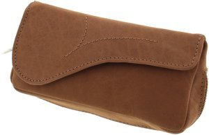 Pfeifenzubehör Pfeifentaschen  Big Ben Kombibeutel für 2 Pfeifen Leder braun Variante 2 (745002500)