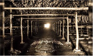 Alec Bradley Merchandise Keilrahmen Road Tour 2017 Motiv Curing barn