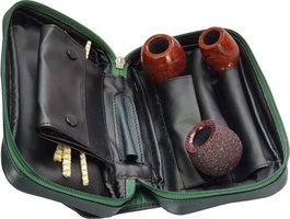 Pfeifenzubehör Pfeifentaschen  Peterson 3er schwarz (10376) (POU124)