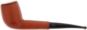 Pfeifen Serienpfeifen  Butz Choquin Lederummantelt mit Meerschaumeinsatz  (MIT BC-Branding) OHNE Filter (interne Nummer #571)