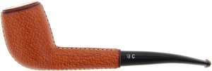 Pfeifen Serienpfeifen  Butz Choquin Lederummantelt mit Meerschaumeinsatz(MIT BC-Branding) OHNE Filter (interne Nummer #573)