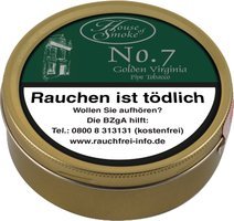 House of Smoke Pipe tobacco No. 7 Golden Virginia 50g Dose (61532)