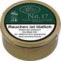 House of Smoke Pipe tobacco No. 17 Danish-Black Cavendish 100g Dose (ehemals Dreamer´s Pleasure) 74611