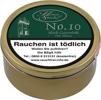 House of Smoke Pfeifentabak No. 10 Black Cavendish 100g Dose (ehemals Gouverneur´s Pleasure) 74511