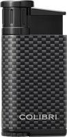Zigarrenzubehör Feuerzeug  Colibri Carbondesign schwarz (293530)