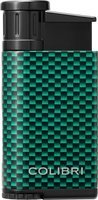 Zigarrenzubehör Feuerzeug  Colibri Carbondesign grün (293534)