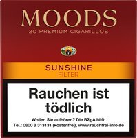 Zigarillos Deutschland  Moods Sunshine Filter (20er)
