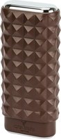 Zigarrenzubehör Etui  Colibri 3er braun/chrom (623124)
