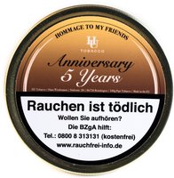 Tabak Pfeifentabak  HU Tobacco Anniversary 5 Years Blend 100g Dose
