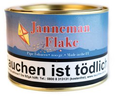 Tabak Pfeifentabak  HU Tobacco Janneman Flake 100g Dose