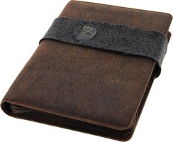 Zigarrenzubehör Etui  UCE Kamel Dunkelbraun Groß