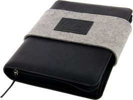 Zigarrenzubehör Etui  UCE Wasserbüffel Schwarz Groß