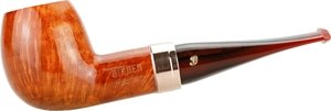 Pfeifen Serienpfeifen  Big Ben nature polish rose gold ring cumberland stem Modell 420 (112011420)