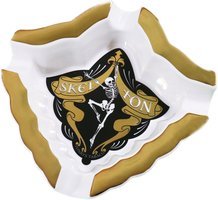 Skelton Ascher weiß gold