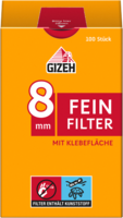 Pfeifenzubehör Pfeifenfilter  Gizeh 8mm Fein-Filter (100 Stück) (106021)