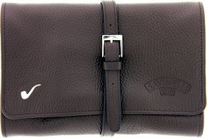 Savinelli Pfeifentasche 4er Rindleder braun T660 (13766)