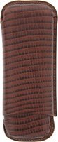 Zigarrenzubehör Etui  Martin Wess 2er Eidechse braun (lizard) (590) (10319)