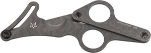Fox Knives Cigar Cutter Tagliasigari Acid Blade, Etui rot (749 D)