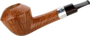 Pfeifen Freehand Pfeifen  Romeo Pipe Flammata Bulldog Silver Ring 9mm (Interne Nr.12)