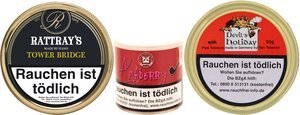 Tabak Pfeifentabak Probiersets CIGARWORLD PIPES Edition Fruchtige Tabake