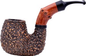 Pfeifen Serienpfeifen  Brebbia Rocciata (rustiziert) Scura