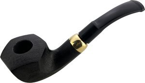 Pfeifen Serienpfeifen  Anton Pipes Facet Bent Black sandblast