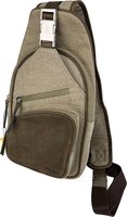 Pfeifenzubehör Pfeifentaschen  Passatore Schultertasche Canvas Jägerleder/grau-oliv (639963)