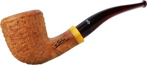 Pfeifen Freehand Pfeifen  Stefano Santambrogio Rustic Natural medium (interne Nr. 213)