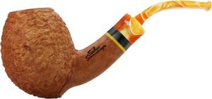 Pfeifen Freehand Pfeifen  Stefano Santambrogio Rustic  Natural big (interne Nr. 238)